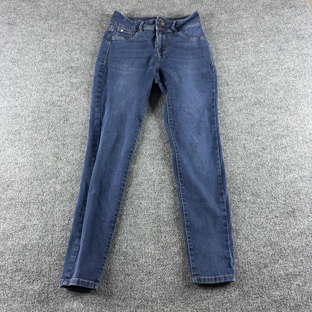 Curve Appeal Curve Creator Jeans Womens 6 Blue Medium Wash Skinny Stretch Denim